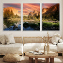 Yosemite Valley Wall Art, El Capitan Sunset Canvas Print, by MyGreatCanvas | Canvas Wall Art Prints | Photo Prints & Wall Decor