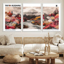 Yayoi Kusama Wall Art Canvas Print – Framed Large Abstract