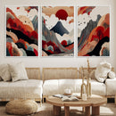 Abstract Mountain Wall Art – Framed Vibrant Landscape Canvas by MyGreatCanvas | Canvas Wall Art Prints | Photo Prints & Wall Decor