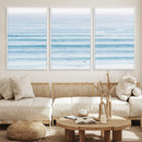 Ocean Wave Surfer Wall Art – Framed Minimal Seascape Canvas by MyGreatCanvas | Canvas Wall Art Prints | Photo Prints & Wall Decor