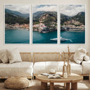 Amalfi Coast Wall Art – Framed Italian Seaside Canvas by MyGreatCanvas | Canvas Wall Art Prints | Photo Prints & Wall Decor