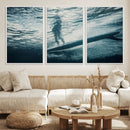 Underwater Surf Wall Art – Framed Ocean Wave Canvas Artwork, by MyGreatCanvas | Canvas Wall Art Prints | Photo Prints & Wall Decor