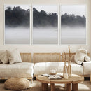 Surfer Fog Wall Art Canvas Print – Framed Foggy Beach Scene by MyGreatCanvas | Canvas Wall Art Prints | Photo Prints & Wall Decor