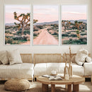 Joshua Tree Wall Art Canvas Print – Framed Desert Road Scene by MyGreatCanvas | Canvas Wall Art Prints | Photo Prints & Wall Decor
