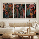 Modern Japanese Wall Art Canvas Print – Framed Abstract