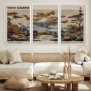Yayoi Kusama Wall Art Canvas Print – Framed Modern Japanese