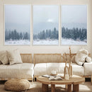 Winter Forest Wall Art Canvas Print – Framed Snowy Landscape by MyGreatCanvas | Canvas Wall Art Prints | Photo Prints & Wall Decor