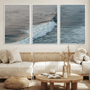Ocean Waves Wall Art Canvas Print – Framed Coastal Serenity