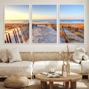 Ocean Sunset Wall Art Canvas Print – Nautical Beach