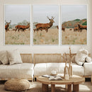 Rustic Deer Wall Art Canvas Print – Autumn Forest Woodland