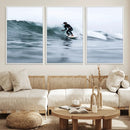 Surfer on Wave Wall Art Canvas Print – Framed Ocean by MyGreatCanvas | Canvas Wall Art Prints | Photo Prints & Wall Decor