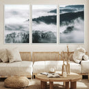Foggy Forest Landscape Wall Art Canvas Print – Misty by MyGreatCanvas | Canvas Wall Art Prints | Photo Prints & Wall Decor