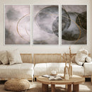 Abstract Grey Gold Wall Art – Modern Geometric Canvas by MyGreatCanvas | Canvas Wall Art Prints | Photo Prints & Wall Decor