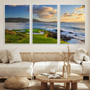 Pebble Beach Golf Links Wall Art Canvas Print – Iconic by MyGreatCanvas | Canvas Wall Art Prints | Photo Prints & Wall Decor