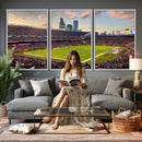 Chicago Bears Soldiers Field Wall Art Canvas Print – Framed