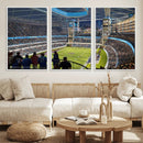 Chicago Dome Stadium Wall Art Canvas Print – Framed Modern