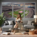 Chicago Bears Soldiers Field Wall Art Canvas Print – Framed