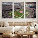Chicago Bears Soldiers Field Wall Art Canvas Print – Framed