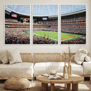 Chicago Bears Soldiers Field Wall Art Canvas Print – Framed