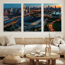 Chicago Bears Soldiers Field Wall Art Canvas Print – Framed