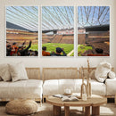 Cleveland Browns Stadium Wall Art Canvas Print – Framed NFL