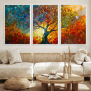 Yggdrasil Tree of Life Mosaic Stained Glass Wall Art, Tree by MyGreatCanvas | Canvas Wall Art Prints | Photo Prints & Wall Decor