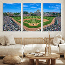 Wrigley Field Baseball Stadium Canvas Wall Art – Packed by MyGreatCanvas | Canvas Wall Art Prints | Photo Prints & Wall Decor