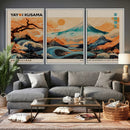 Yayoi Kusama Inspired Japanese Landscape Wall Art Canvas by MyGreatCanvas | Canvas Wall Art Prints | Photo Prints & Wall Decor