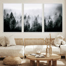 Foggy Pine Forest Canvas Wall Art by MyGreatCanvas | Canvas Wall Art Prints | Photo Prints & Wall Decor