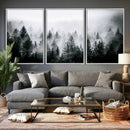 Foggy Forest Wall Art Canvas Print – Mountain Woodland by MyGreatCanvas | Canvas Wall Art Prints | Photo Prints & Wall Decor