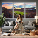 Jordan-Hare Stadium Wall Art Canvas Print, Football Stadium