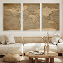 World Map Canvas Print – Framed Travel Map Wall Art for by MyGreatCanvas | Canvas Wall Art Prints | Photo Prints & Wall Decor