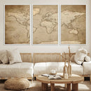 Colorful Watercolor World Map Canvas Wall Art – Framed by MyGreatCanvas | Canvas Wall Art Prints | Photo Prints & Wall Decor