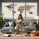 World Map Wall Art Print