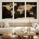 World Map Canvas Print – Detailed Map of the World Wall Art by MyGreatCanvas | Canvas Wall Art Prints | Photo Prints & Wall Decor