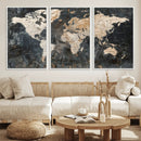 World Map Canvas Print – Detailed Map of the World Wall Art by MyGreatCanvas | Canvas Wall Art Prints | Photo Prints & Wall Decor