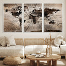 Black and White World Map Canvas Print – Framed Wall Art for by MyGreatCanvas | Canvas Wall Art Prints | Photo Prints & Wall Decor