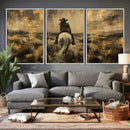 Cowgirl Wall Art Canvas Print, Western Horse Rider Wall Art, by MyGreatCanvas | Canvas Wall Art Prints | Photo Prints & Wall Decor