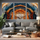 Abstract Wood Grain Canvas Print, Tree Ring Pattern Wall by MyGreatCanvas | Canvas Wall Art Prints | Photo Prints & Wall Decor