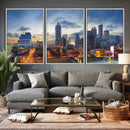 Atlanta Skyline Wall Art Canvas Print, Atlanta Downtown by MyGreatCanvas | Canvas Wall Art Prints | Photo Prints & Wall Decor