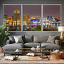 Baltimore Skyline Wall Art Canvas Print, Baltimore Downtown by MyGreatCanvas | Canvas Wall Art Prints | Photo Prints & Wall Decor