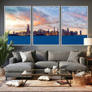 Chicago Wall Art Canvas Print - Chicago City Downtown Night by MyGreatCanvas | Canvas Wall Art Prints | Photo Prints & Wall Decor