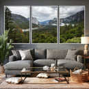 Yosemite Valley Wall Art Canvas Print – Misty Mountain by MyGreatCanvas | Canvas Wall Art Prints | Photo Prints & Wall Decor