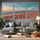 Pastel Beach Wall Art Canvas Print – Soft Coastal by MyGreatCanvas | Canvas Wall Art Prints | Photo Prints & Wall Decor