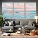 Ocean Wave Wall Art Canvas Print, Pastel Surf Seascape by MyGreatCanvas | Canvas Wall Art Prints | Photo Prints & Wall Decor