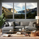 Yosemite Valley Mountain Wall Art Canvas Print, Granite by MyGreatCanvas | Canvas Wall Art Prints | Photo Prints & Wall Decor