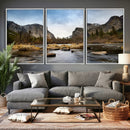 Yosemite Valley Mountain Landscape Wall Art Canvas Print, by MyGreatCanvas | Canvas Wall Art Prints | Photo Prints & Wall Decor