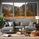 Yosemite Valley Autumn Forest Landscape Wall Art Canvas by MyGreatCanvas | Canvas Wall Art Prints | Photo Prints & Wall Decor