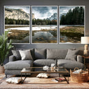 Yosemite Valley Mountain Wall Art Canvas Print, Granite by MyGreatCanvas | Canvas Wall Art Prints | Photo Prints & Wall Decor