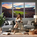 Auburn Stadium Sunset Wall Art Canvas Print, Jordan Hare by MyGreatCanvas | Canvas Wall Art Prints | Photo Prints & Wall Decor